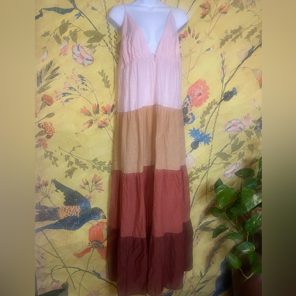 The Raya Colorblock Maxi DressBy Anthropologie - Picture 3 of 5